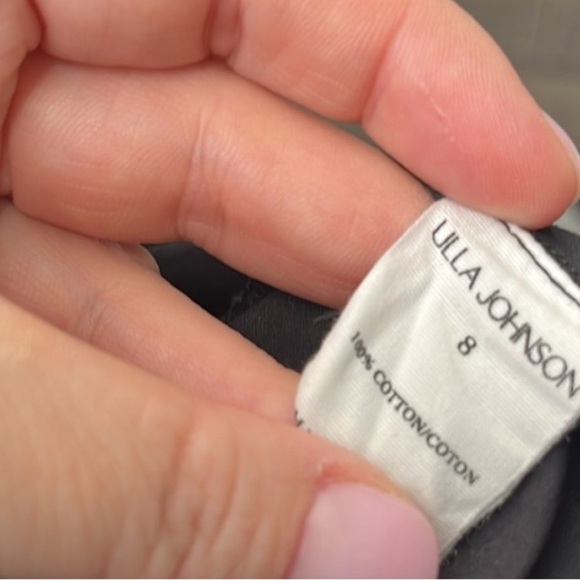 Ulla Johnson Black Caprice Off Shoulder Ruffle Midi Dress - Picture 10 of 10